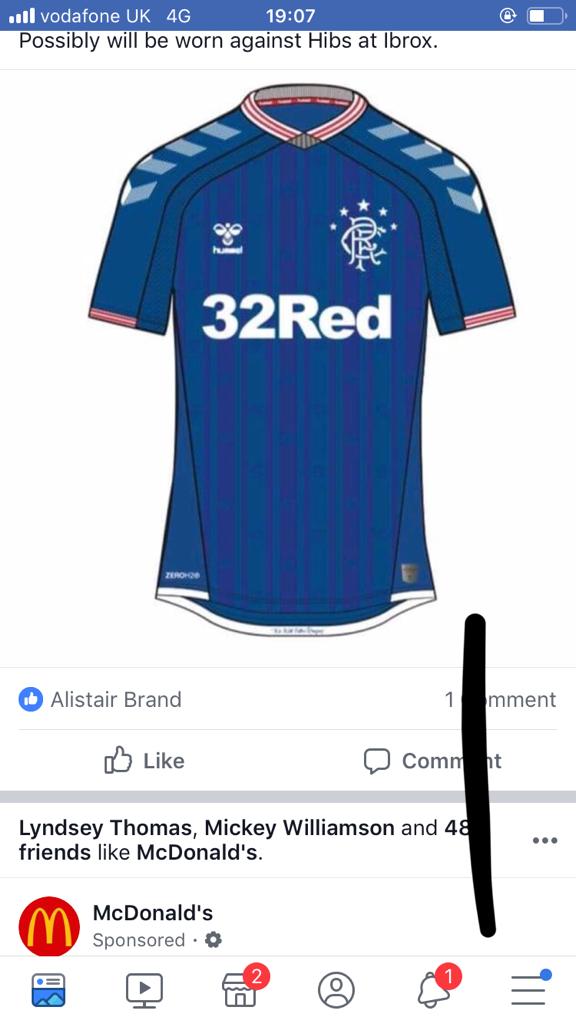 Apparently the new home strip from next season
