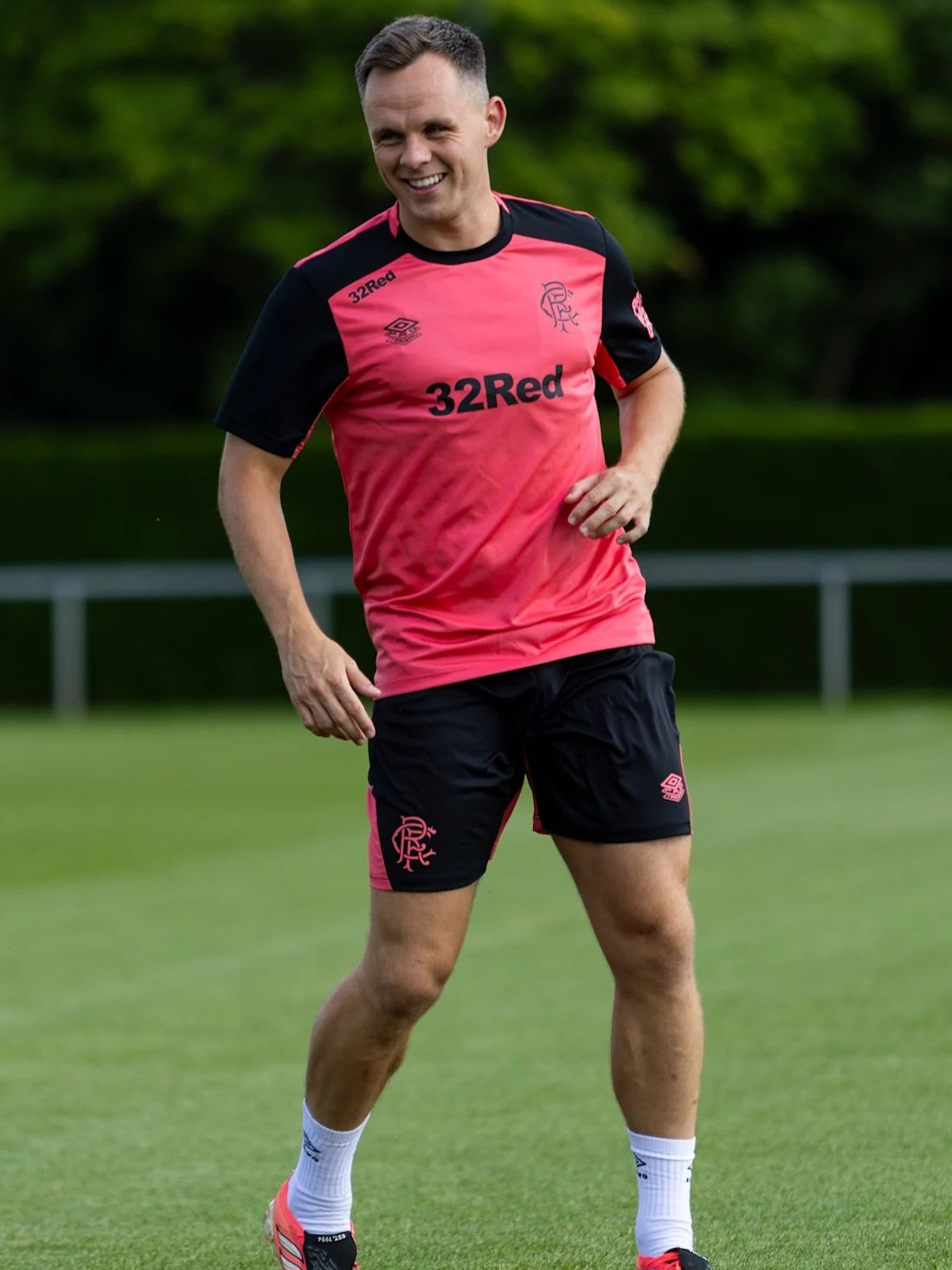 Lawrence Shankland in Rangers training 😎