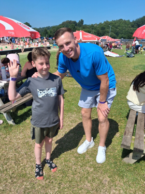 Lewis Ferguson at a farm park in Clyde valley, won't say if he's joining lol
